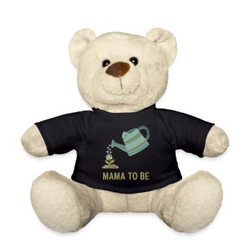 Révélation du sexe Maman pour être la mère de la baby shower Papa - Nounours - noir - Devant