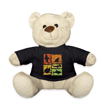 Hai Vintage Silhouetten Grafik - Teddy - Schwarz - Vorne