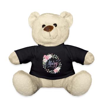 Couronne du nom Mary Blooming - Nounours - noir - Devant