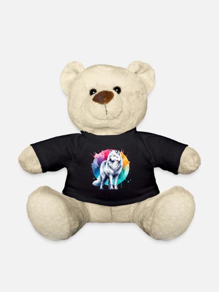 Polarwolf Geschenk - Teddy - Schwarz