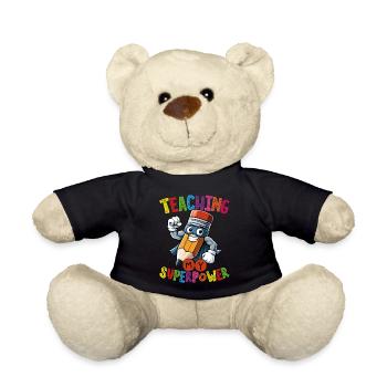 Enseigner à mes éducateurs de héros au crayon super-puissants - Nounours - noir - Devant
