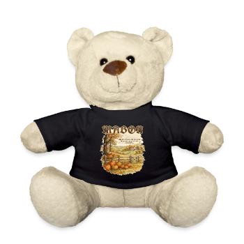 Mabon-Rad des Jahres Heidnische Tagundnachtgleiche - Teddy - Schwarz - Vorne