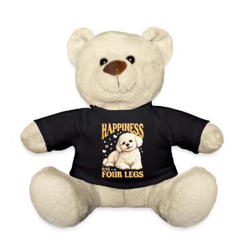 Bichon Frise Dog Breed - Teddy Bear - black - Front
