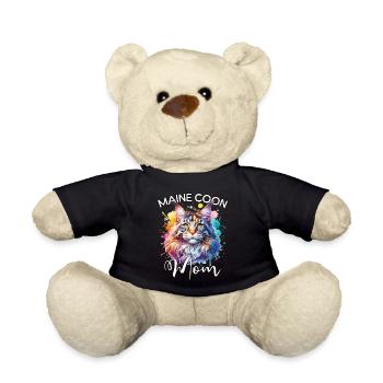 Maman Maine Coon - Nounours - noir - Devant