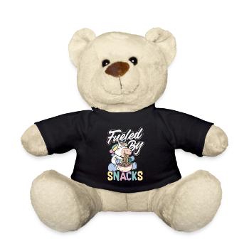 Ich Benötige Snacks, Lustiger Tierhumor - Teddy - Schwarz - Vorne