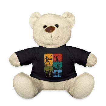Padel und humorvoller Aperitif - Teddy - Schwarz - Vorne