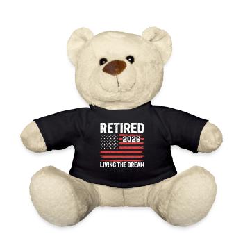 Retired 2026 Living The Dream - Teddy - Schwarz - Vorne
