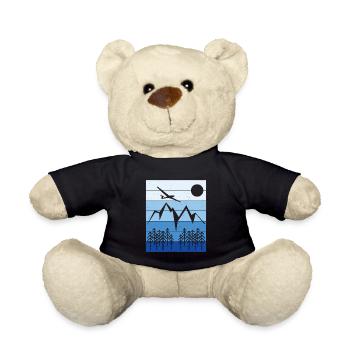 Glider Landscape Design - Teddy Bear - black - Front