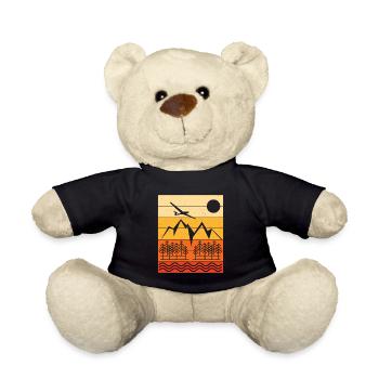 Segelflug Landschaft Design Sunset - Teddy - Schwarz - Vorne