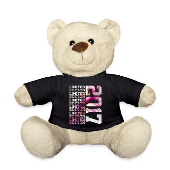 LIMITED EDITION 2017 - 9 YEARS - 9TH BIRTHDAY - Teddy Bear - black - Front