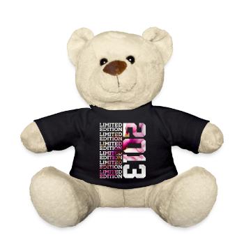 LIMITED EDITION 2013 - 13 YEARS - 13TH BIRTHDAY - Teddy Bear - black - Front