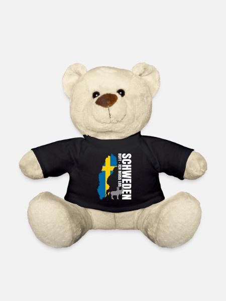 Schweden Auswandern - Teddy - Schwarz