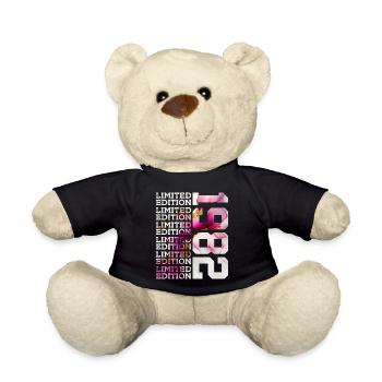 ÉDITION LIMITÉE 1982 - 44 ANS - 44E ANNIVERSAIRE - Nounours - noir - Devant