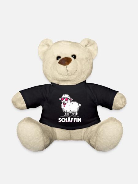 Schäffin Beste Chefin Teamleiterin Schaf - Teddy - Schwarz