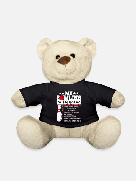 Meine Bowling-Ausreden - Teddy - Schwarz