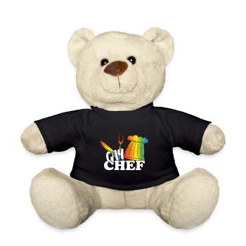 Schwuler Koch - Teddy - Schwarz - Vorne