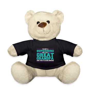 Uropa arrière-grand-père Arrière-petit-fils - Nounours - noir - Devant