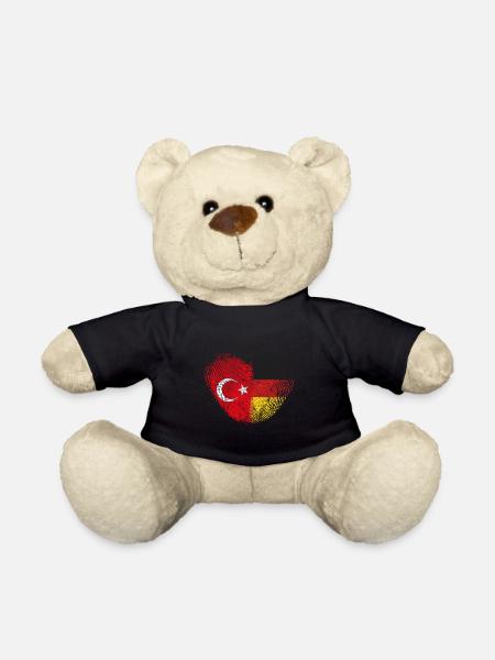 Türkei Fingerabdruck für stolze Deutsch-Türken - Teddy - Schwarz
