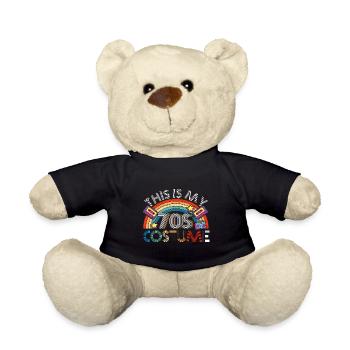 This is my 70s costume retro vintage hippy - Teddy Bear - black - Front