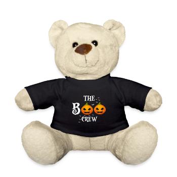 The BOO Crew Funny Halloween Pumpkin T-Shirt - Teddy - Schwarz - Vorne