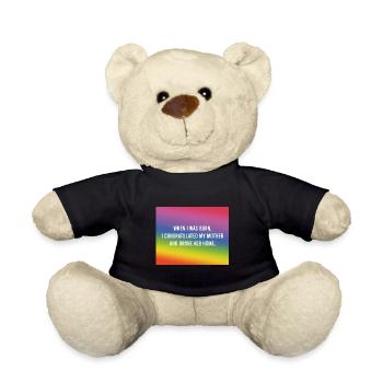 Als ich geboren wurde... - Teddy - Schwarz - Vorne