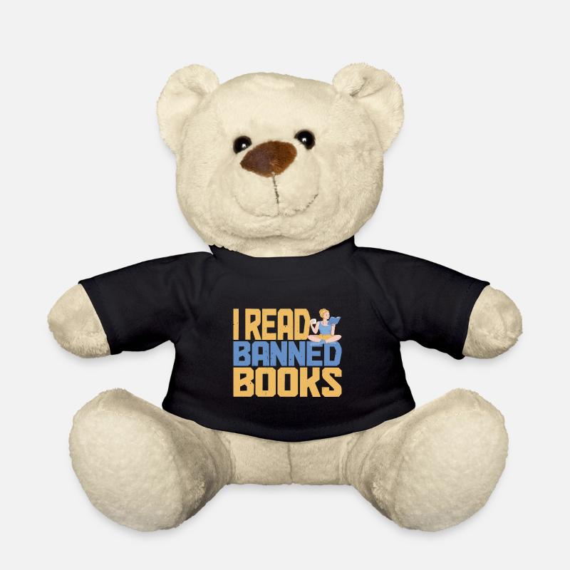 I Read Banned Books 58 - Teddy - Schwarz