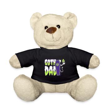 Goth Dad - Teddy Bear - black - Front