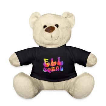 ELL Squad English Language Lesson Teacher Educator - Teddy Bear - black - Front