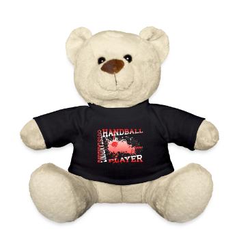 Handball Outstanding Player - Teddy Bear - black - Front
