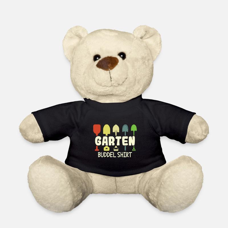 Garten Buddel Shirt Gärtner Gärtnerin Hobbygärtner - Teddy - Schwarz