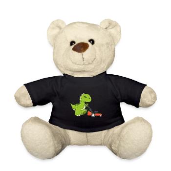 Lawn Protector Mower Dinosaur Gardener Dino Lawn - Nounours - noir - Devant