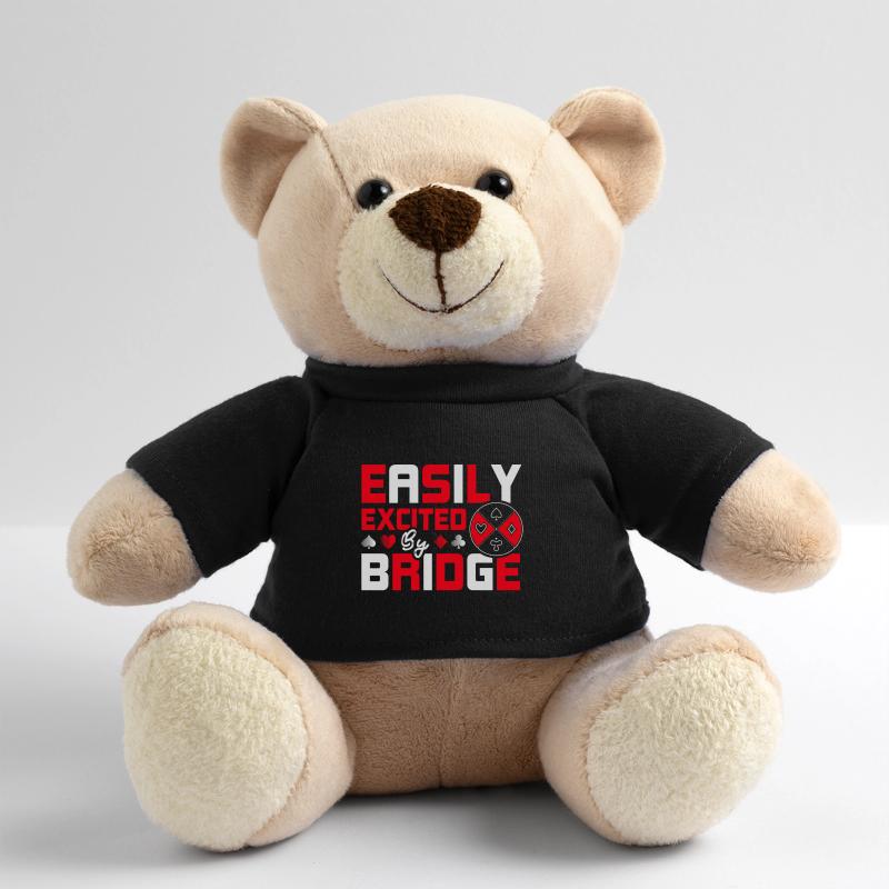 Slightly excited by bridge Teddy Bear