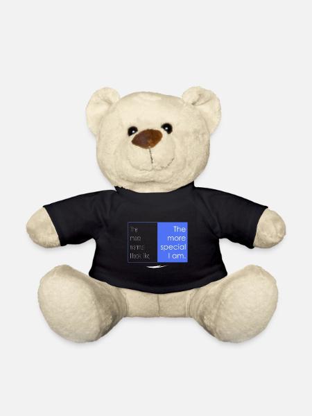 Je besonderer ich bin - Teddy - Schwarz