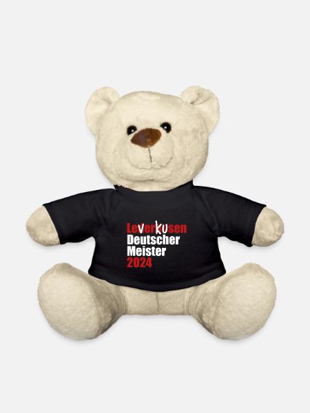 Leverkusen - Deutscher Meister 2024 - Teddy - Schwarz