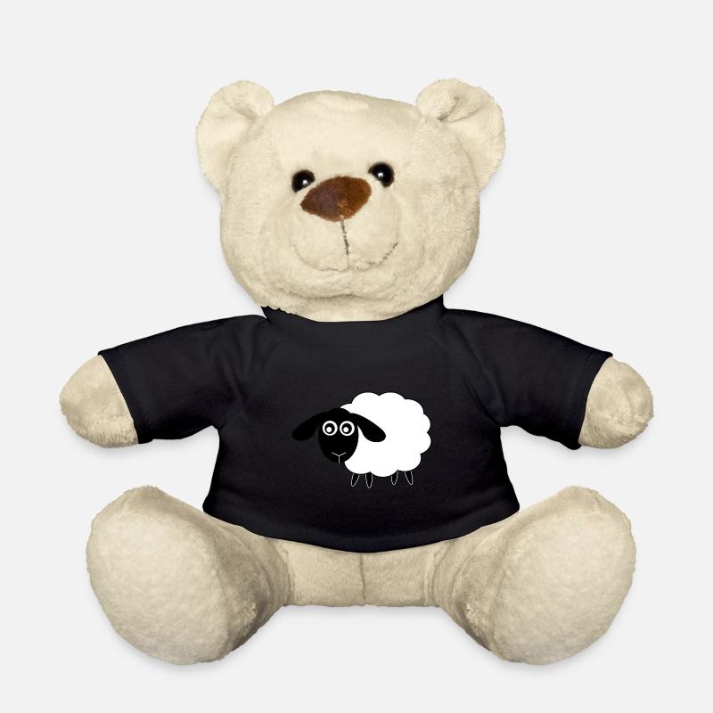 Schaf Geschenk Geschenkidee - Teddy - Schwarz