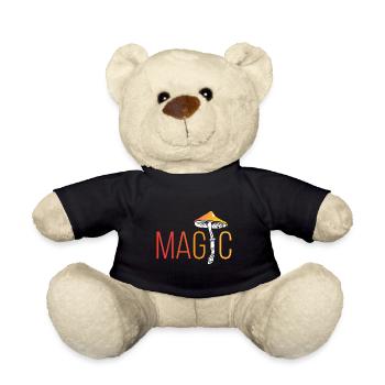 Magic Mushroom Mushroom Collector - Teddy Bear - black - Front