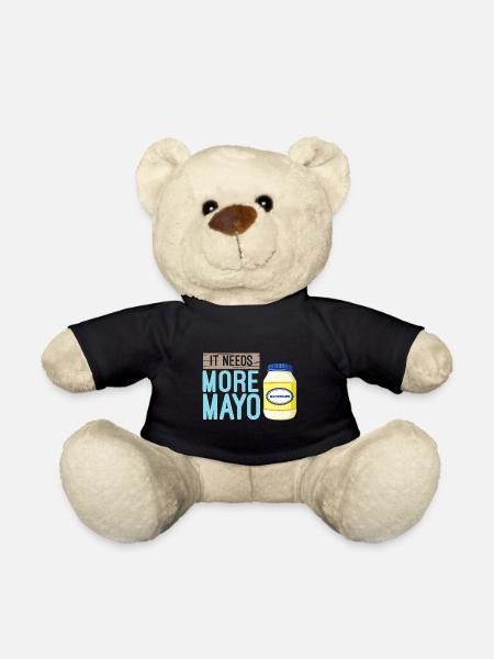 Mayonnaise Mayo Sauce Majo Salatsauce - Teddy - Schwarz