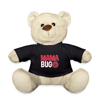 Ladybug Entomologist Ladybirds Entomology Mama Bug - Teddy - Schwarz - Vorne