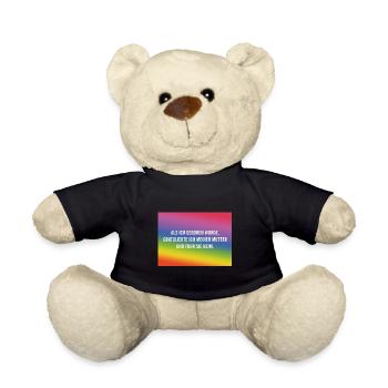 Als ich geboren wurde.. - Teddy - Schwarz - Vorne