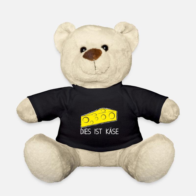 Dies ist Käse - Teddy - Schwarz