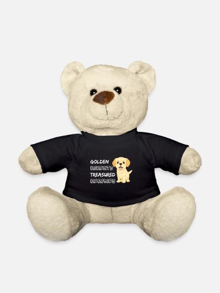 Golden Moments Treasured Memories Golden Retriever - Teddy Bear - black