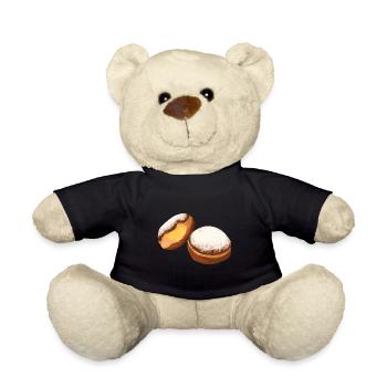Krapfens Beignets De carnaval Crêpes berlinoises - Nounours - noir - Devant