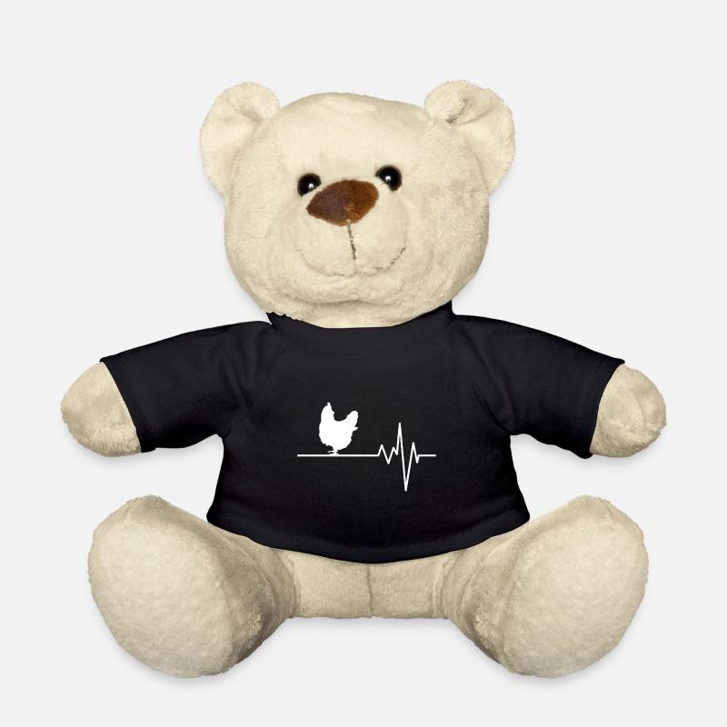 Huhn - Teddy - Schwarz