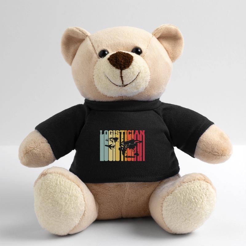 Logistician Logistics Silhouettes Teddy Bear