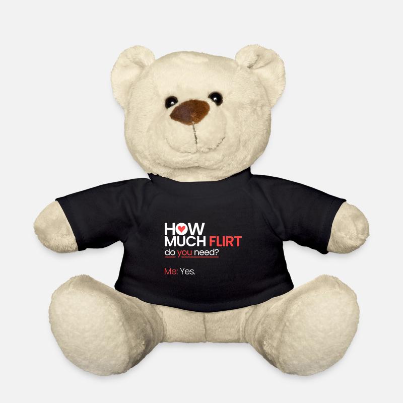 Wie viele Flirts? - Teddy - Schwarz