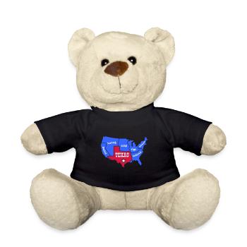 US-Bundesstaaten Texas Design für stolze Texaner - Teddy - Schwarz - Vorne