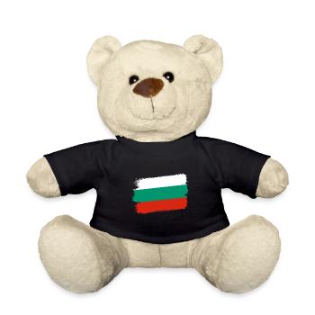 Bulgarien Flagge Bulgarische Fahne Goldstrand - Teddy - Schwarz - Vorne