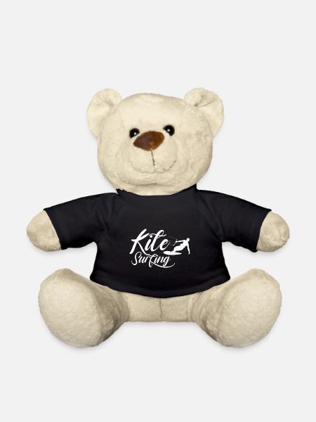 Kitesurfen Kite Kitesurfing Kitesurf Kitesurfer - Teddy - Schwarz