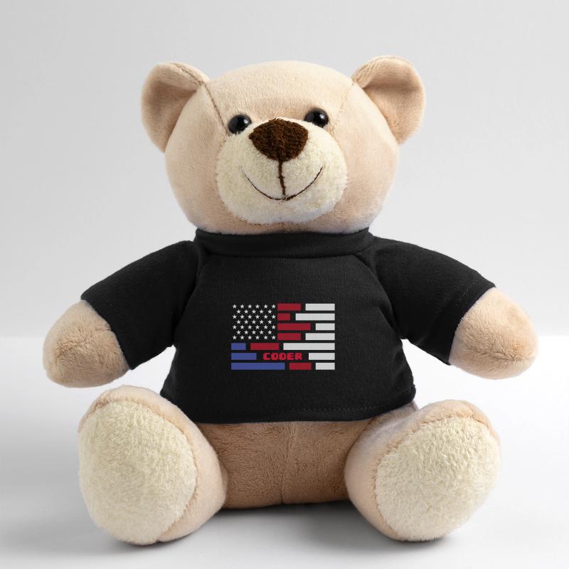 American Flag Coder Coding Computer Nerd Nounours