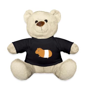 Meerschweinchen - Teddy - Schwarz - Vorne